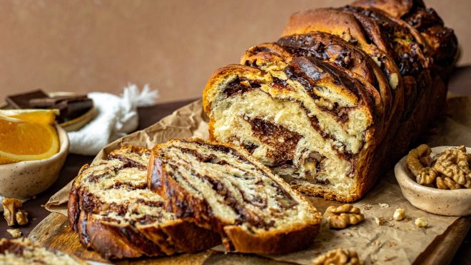 Čokoládová Babka s orechmi