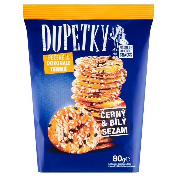 Dupetky Čierny a biely sezam 80g 1