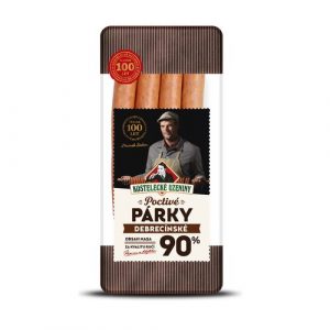 Párky Poctivé Debrecínske 180g, KU 15