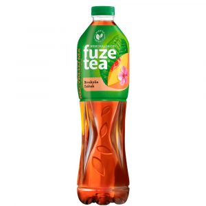 FuzeTea ľadový čaj Broskyňa, Ibištek 1,5l *ZO 6