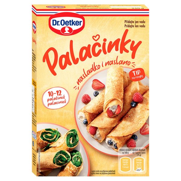 Palacinky 250g 10-12ks Dr. Oetker 1