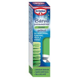 Farba gélová potravinárska zelená 10g Dr. Oetker 6