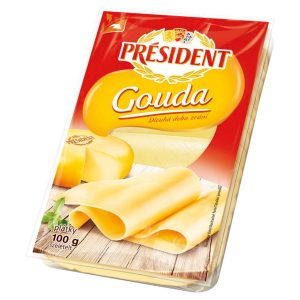 Syr Gouda plátky 100g Président 5