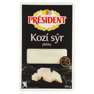 Syr kozí plátky 100g Président 11