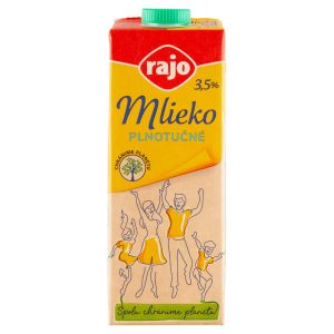 Mlieko plnotučné 3,5% UHT 1l Rajo 4