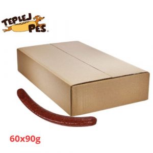 Mrazený Párok hovädzí Hot Dog 60x90g Teplej Pes BjK 1