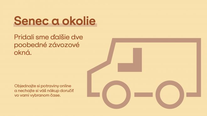 Senec a okolie - pridali sme ďalšie 2 poobedné závozové okná