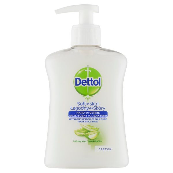 Dettol Jemná Aloe vera tekuté mydlo 250ml 1