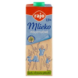 Mlieko polotučné 1,5% 1l Rajo 6