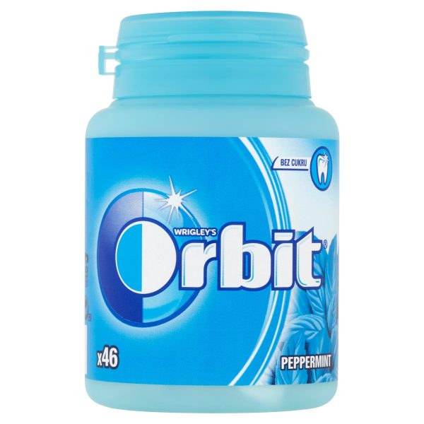 Wrigley's Orbit Peppermint žuvačky dóza 46ks/64g 1