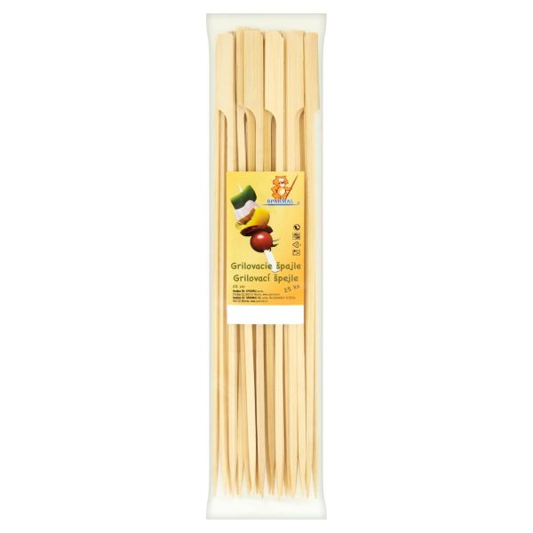 Špajdle drevené Grilovacie 25cm 25ks 1