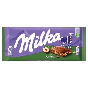 Milka Oriešková čokoláda s drtenými orechami 100g 20 Milka Oriešková čokoláda s drtenými orechami 100g 20