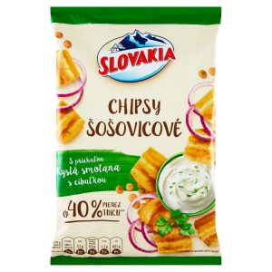 Slovakia Chips šošovicové Smotana s cibuľkou 65g 2 Slovakia Chips šošovicové Smotana s cibuľkou 65g 2