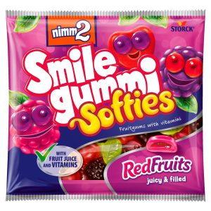 Nimm2 Smile gummi Softies Red fruits cukríky 90g 17