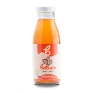 Bobule 100% šťava Jabko - jahoda 250ml 9