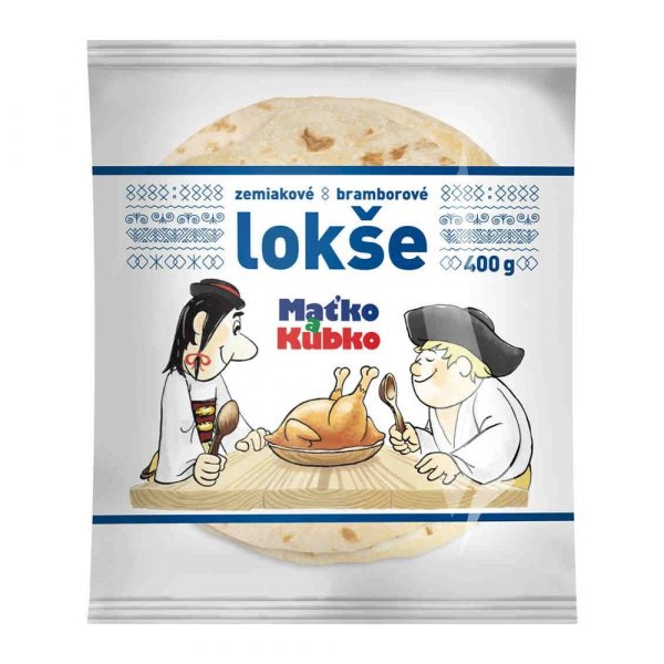Mrazené Lokše zemiakové 6x67g Maťko a Kubko 1