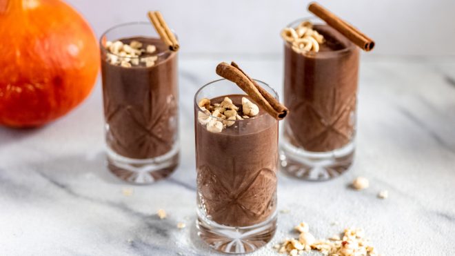 Čoko-tekvicové smoothie