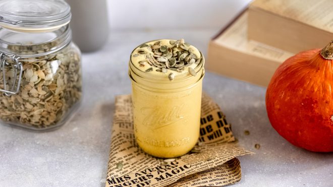 Tekvicové smoothie s kurkumou