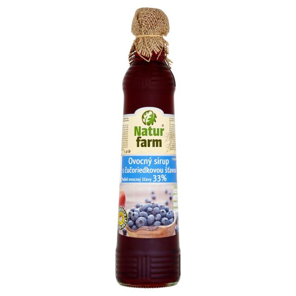 Sirup Čučoriedkový 700ml Natur Farm 1