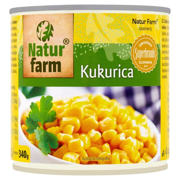 Kukurica sterilizovaná 340g Natur Farm 1