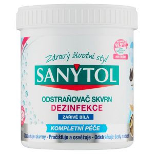 Sanytol odstraňovač škvŕn Žiarivá biela 450g 4