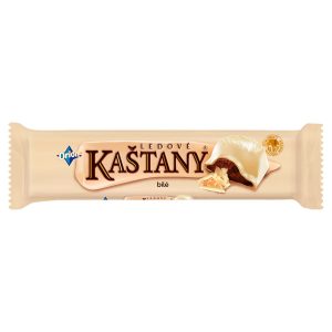 Ledové Kaštany v bielej čokoláde 45g Orion 24