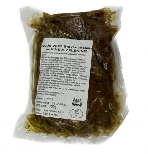 Bravčové líčka Sous-vide 750g Beef House 5