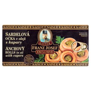 Sardelové očká v oleji s kaparami 45g Franz Josef 24