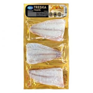 Mrazená Treska tmavá filety 400g gl.10% Ryba Exklusiv 18 Mrazená Treska tmavá filety 400g gl.10% Ryba Exklusiv 18