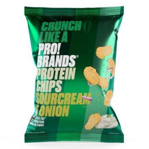 Pro!Brands Protein Chips Smotana s cibuľkou 50g 50 Pro!Brands Protein Chips Smotana s cibuľkou 50g 50
