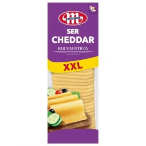 Syr Cheddar plátky 1kg Mlekovita 15