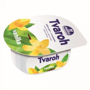 Tvaroh s vlákninou vanilka 140g Milko 3
