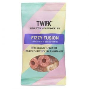 Twek Fizzy Fusion mix kyslých želé cukríkov 80g 48 Twek Fizzy Fusion mix kyslých želé cukríkov 80g 48