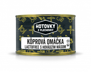 Kôprová bez laktózy 400g Hotovky z plechovky 4