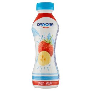 Nápoj jogurtový zakysaný jahoda banán 290g Danone 19