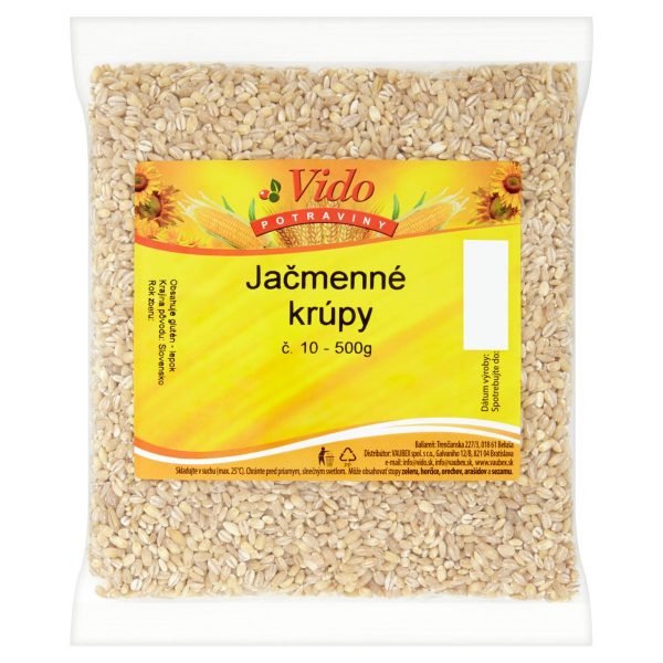 Krúpy jačmenné č.10 500g Vido 1