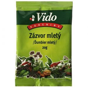 Korenie Zázvor mletý /Ďumbier mletý/ 20g Vido 13