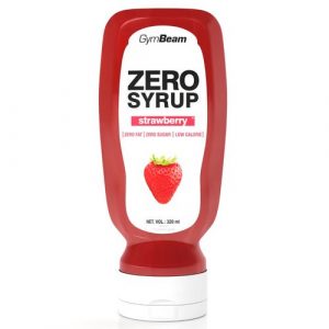 Sirup Zero jahoda 320ml GymBeam 15