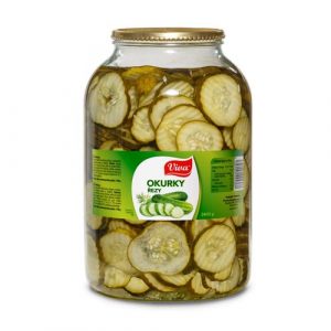Uhorky sterilizované kolieska 3400g Viva 17
