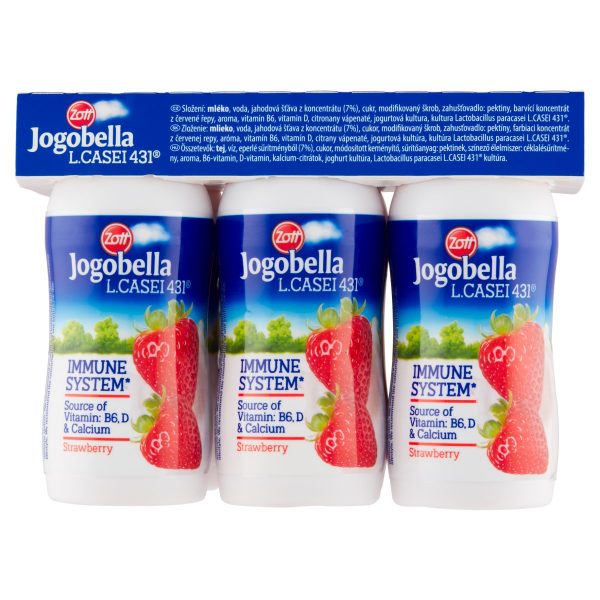 Jogur. nápoj Jogobella Jahoda 6x100g Zott 1