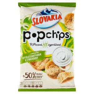 Slovakia Pop Chips Kyslá smotana s cibuľkou 65g 24