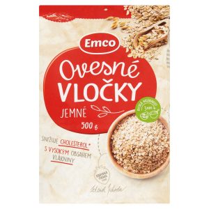 Ovsené vločky jemné 500g Emco 9