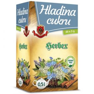 Herbex čaj Hladina cukru 20x3g (60g) 17