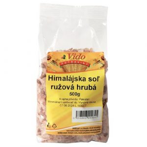 Himalájska soľ ružová hrubá 500g Vido 4