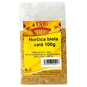Horčičné semienka biele celé 100g Vido 9