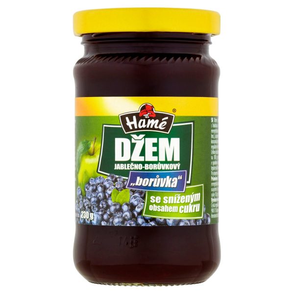 Džem Čučoriedka s zníženým obsahom cukru 230g Hamé 1