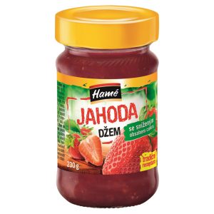 Džem Jahoda so zníženým obsahom cukru 230g Hamé 22