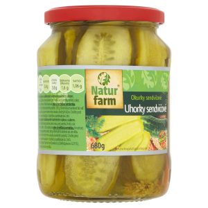 Uhorky sterilizované sendvičové 660g Natur Farm 20