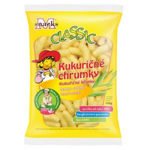 Chrumky kukuričné slané 100g M-Snack 16