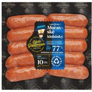 Klobásky Láďa Grileman Moravské na gril 400g, KU 23